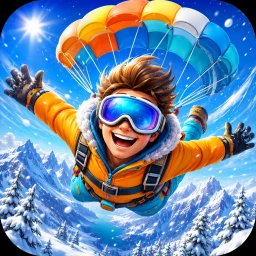 Winter Skydiving icon